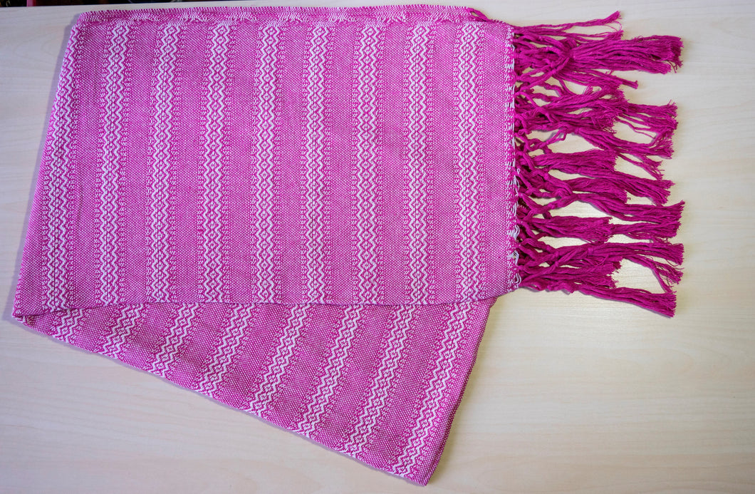 Rebozo – Fresh Pink & White