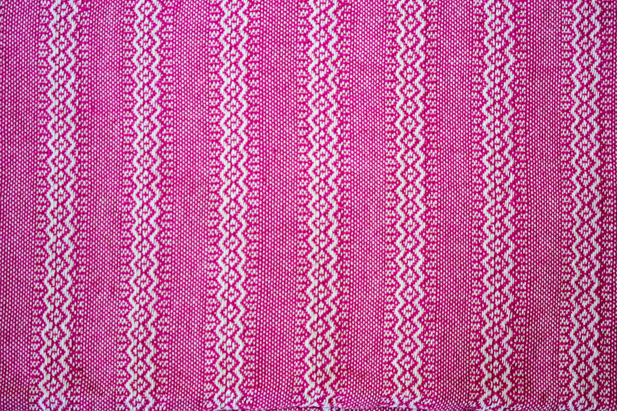 Rebozo – Fresh Pink & White – Pedacito de Corazon