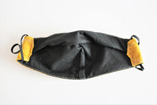 Load image into Gallery viewer, protective face mask with black filter and beautiful mexican embroidery design