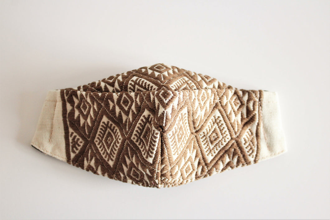 Bronze embroidered - Face mask (non-medical)