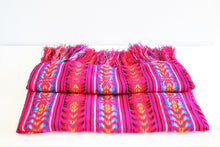 Load image into Gallery viewer, mexican rebozo pink ethnic wool design