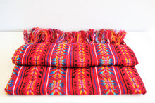 Load image into Gallery viewer, mexican rebozo red ethnic wool design